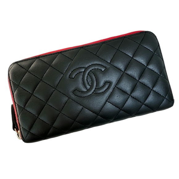 Chanel 2013-2014 Lambskin Long Zippy Wallet - Picture 1 of 14